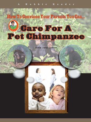 cover image of Care for a Pet Chimpanzee